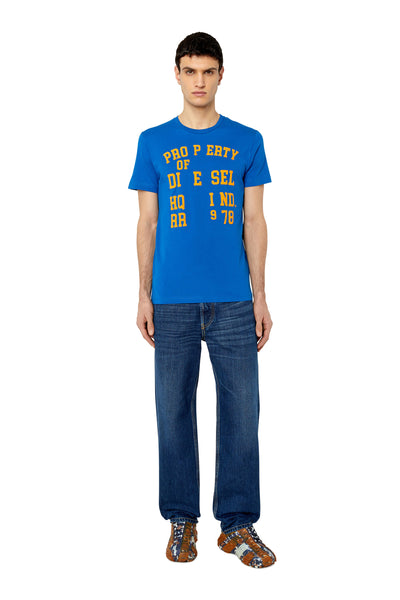 A08689-0GRAI-8II MEN T-DIEGOR-K59 BLUE DIESEL T-SHIRTS