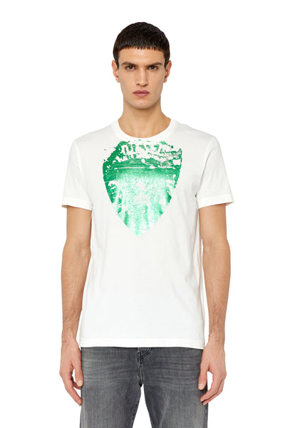 A09015-0PITA-141 MEN T-DIEGOR-G11 MAGLIETTA WHITE DIESEL T-SHIRTS