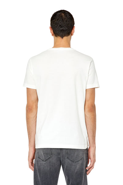 A09015-0PITA-141 MEN T-DIEGOR-G11 MAGLIETTA WHITE DIESEL T-SHIRTS