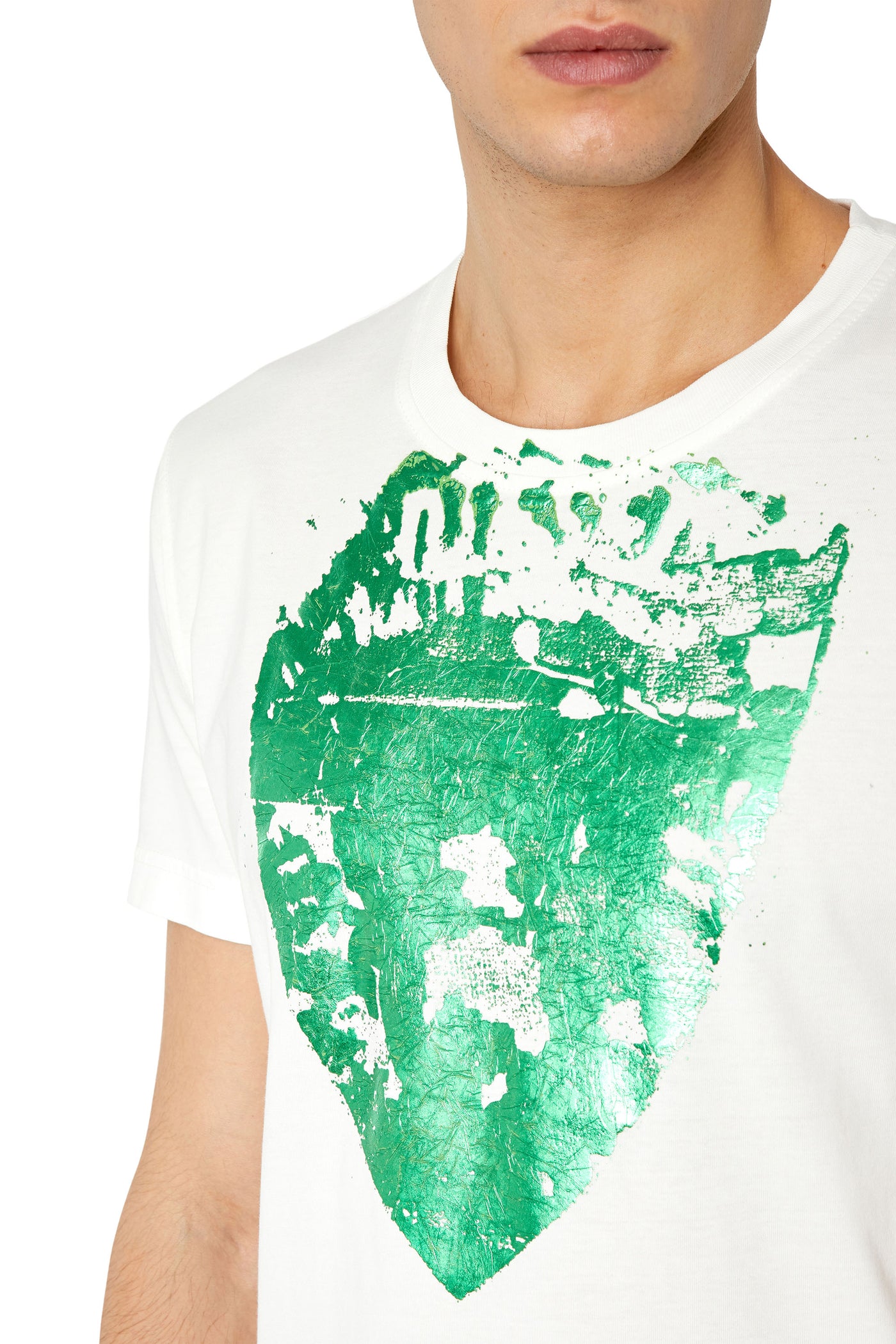 A09015-0PITA-141 MEN T-DIEGOR-G11 MAGLIETTA WHITE DIESEL T-SHIRTS