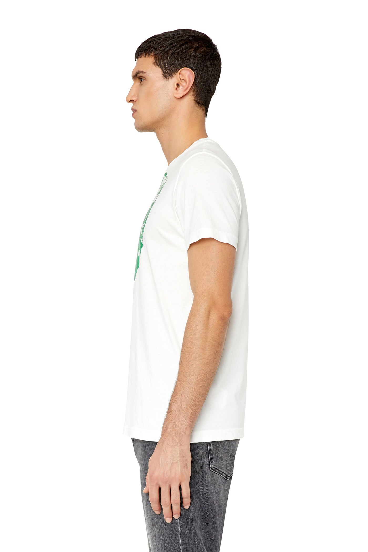 A09015-0PITA-141 MEN T-DIEGOR-G11 MAGLIETTA WHITE DIESEL T-SHIRTS