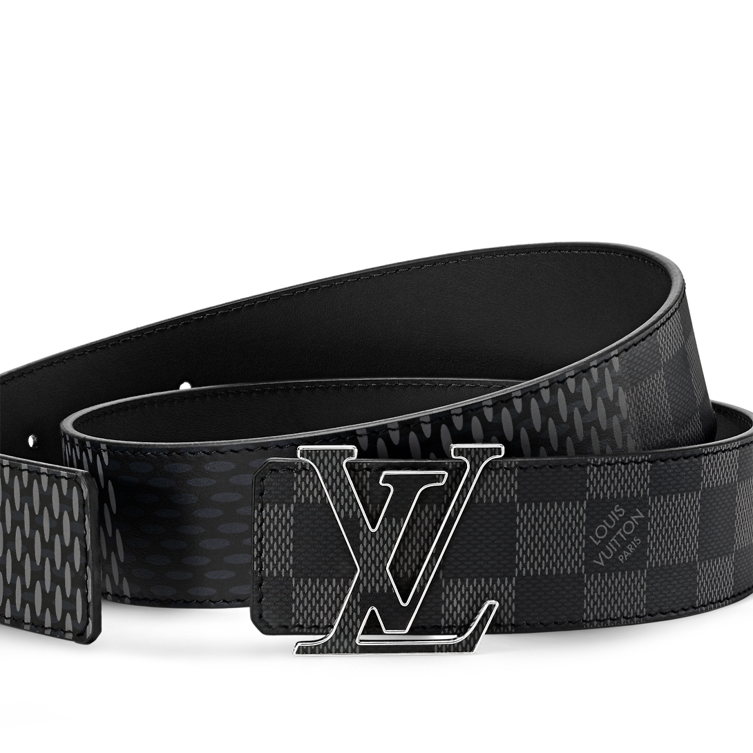 M0340U LV INITIALS 40 MM REVERSIBLE MEN BELT