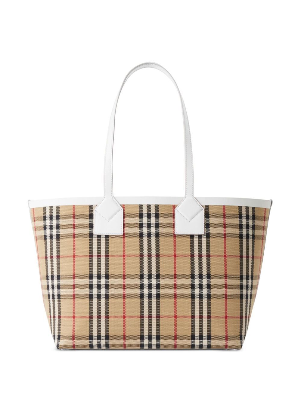 8072332 A1464 VINTAGE CHECK WHITE BURBERRY BAG