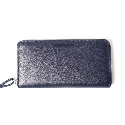 Tumbled Leather Wallet With Wrap-Around Zip