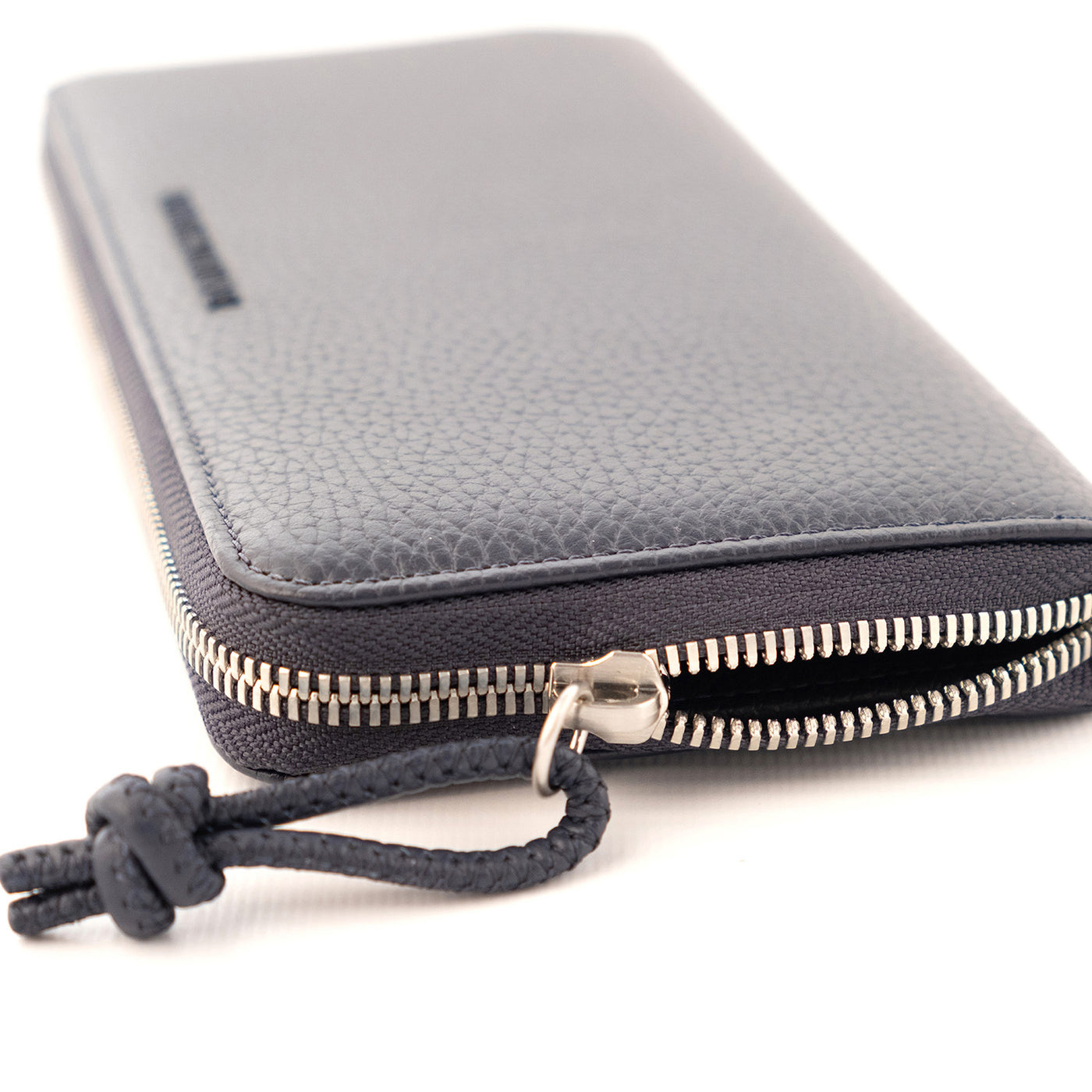 Tumbled Leather Wallet With Wrap-Around Zip