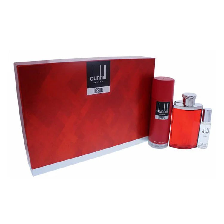 DUNHILL DESIRE RED 3S SET(100ML+DEO 195ML+EDT 30ML)