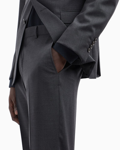 EM000478 TE10971 O8004 DARK GREY MELANGE ARMANI SUIT