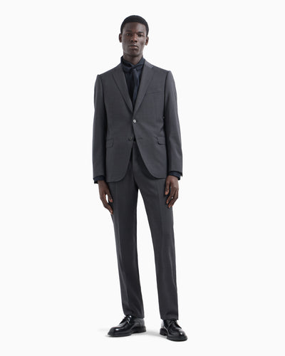 EM000478 TE10971 O8004 DARK GREY MELANGE ARMANI SUIT