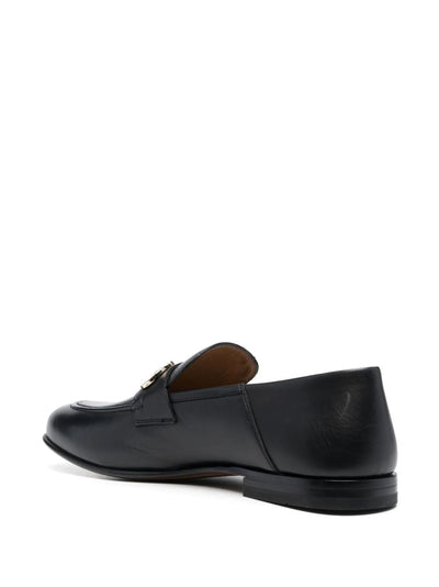 FERRAGAMO BLACK MEN SHOES