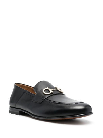 FERRAGAMO BLACK MEN SHOES