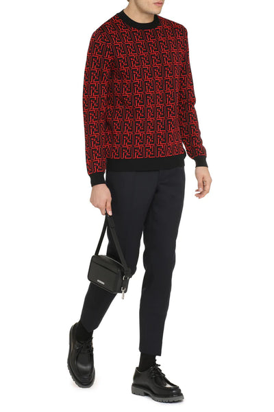 FZX009/ALJZF0E1U RED FENDI MEN SWEATER