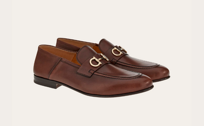 FERRAGAMO CHOCLATE BROWN MEN SHOES