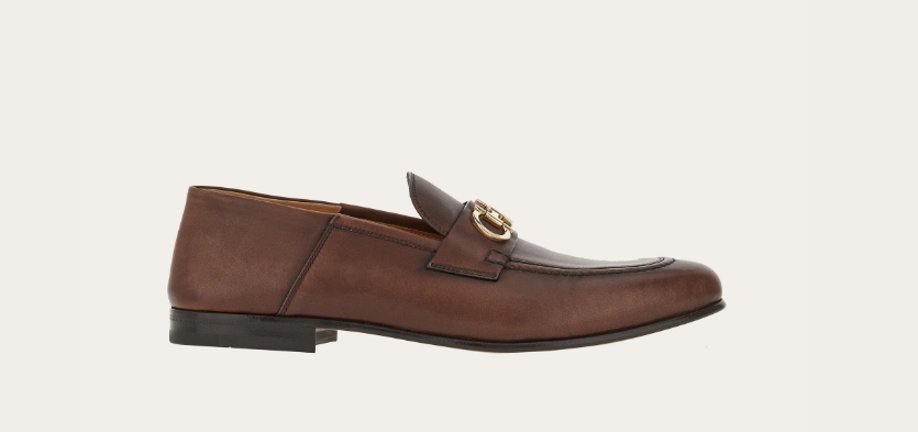 FERRAGAMO CHOCLATE BROWN MEN SHOES