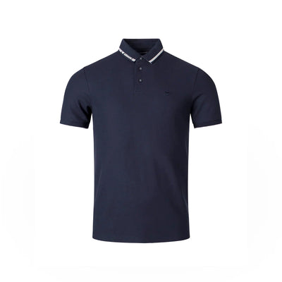 Piqué Polo Shirt With Piped Cuff
