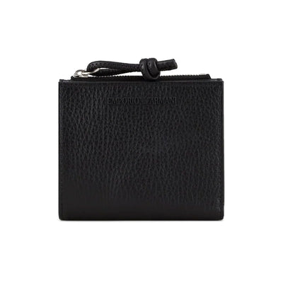 Y4R262 Y068E 80001 BLACK ARMANI ZIP WALLET