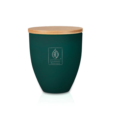 SCENTED CANDLE IN PRECIOUS GLASS WITH LID -POMPEI GARDEN
