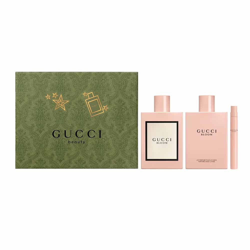 GUCCI BLOOM WOMEN 3S SET(EDP 100ML+EDP 10ML+B/L 100ML)