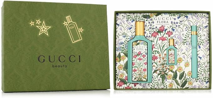 GUCCI FLORA GORGEOUS JASMINE WOMEN 3S SET (EDP 100ML+EDP 10ML+EDP 5ML)