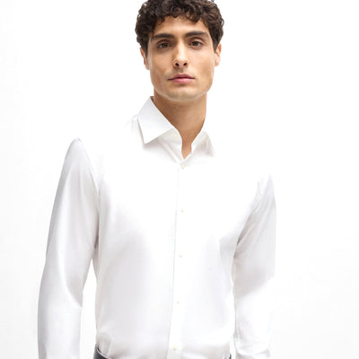 Regular-Fit Shirt In Easy-Iron Stretch-Cotton Poplin