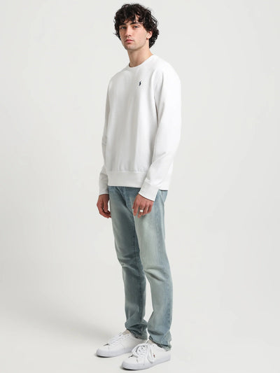 710766772 WHITC RALPH LAUREN SWEATSHIRT MEN WHITE