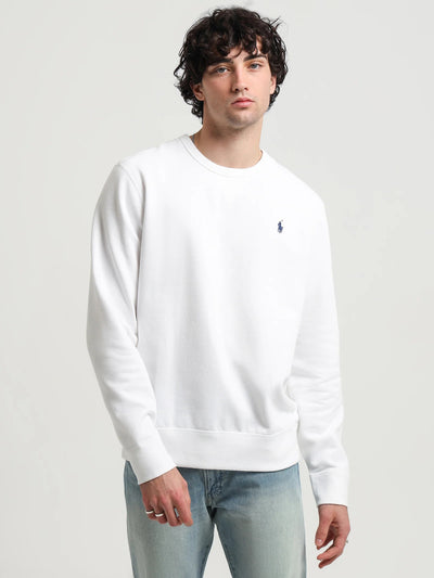 710766772 WHITC RALPH LAUREN SWEATSHIRT MEN WHITE