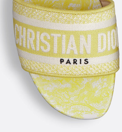 LEMON YELLOW CHRISTIAN DIOR WOMEN SHOES