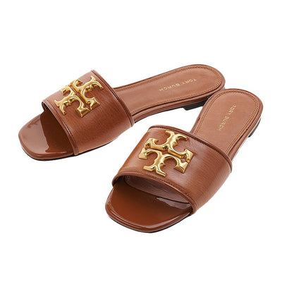 88744-200 ELEANOR SLIDE BOURBON / GOLD T.B SANDALS