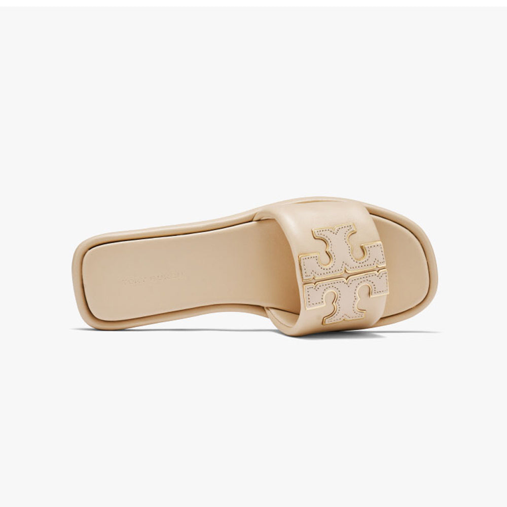 79985-200 DOUBLE T SPORT SLIDE DULCE DE LECHE / GOLD T.B SANDALS