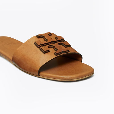 149466-240 INES FLAT SLIDE TAN T.B SANDALS