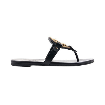 136593-006 METAL MILLER SOFT PERFECT BLACK / GOLD T.B SANDALS