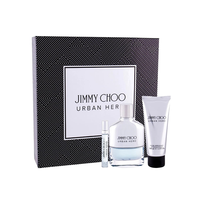 JIMMY CHOO URBAN HERO MEN EDP 3S SET (100ML+30ML+100ML A/SHAVE)