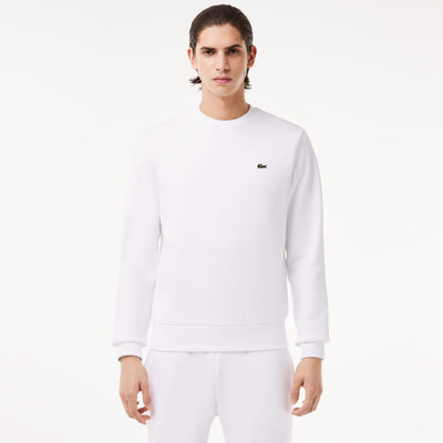 SH9608 QAO 001W LACOSTE SWEATSHIRT MEN WHITE