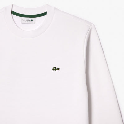 SH9608 QAO 001W LACOSTE SWEATSHIRT MEN WHITE