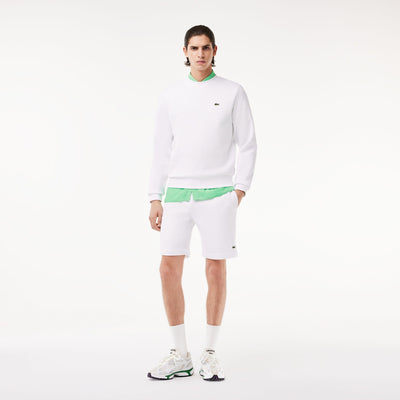 SH9608 QAO 001W LACOSTE SWEATSHIRT MEN WHITE