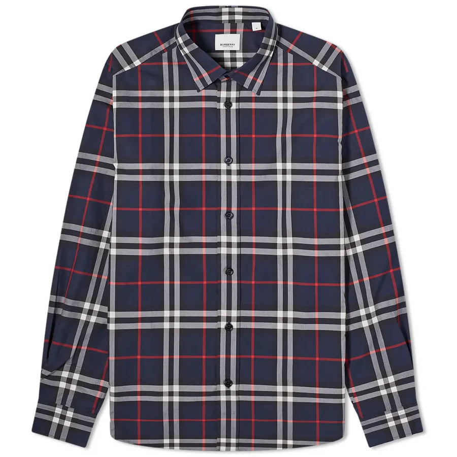 8020865 A1960 BURBERRY SHIRT MEN NAVY CHECK