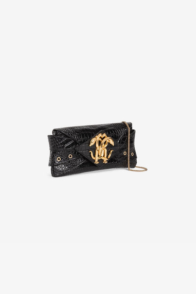 BLACK ROBERTO CAVALLI WOMEN BAG