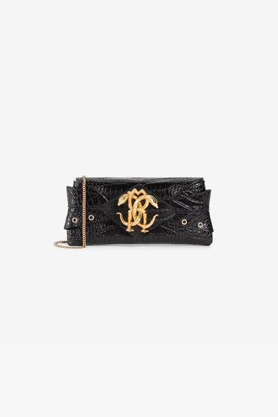 BLACK ROBERTO CAVALLI WOMEN BAG