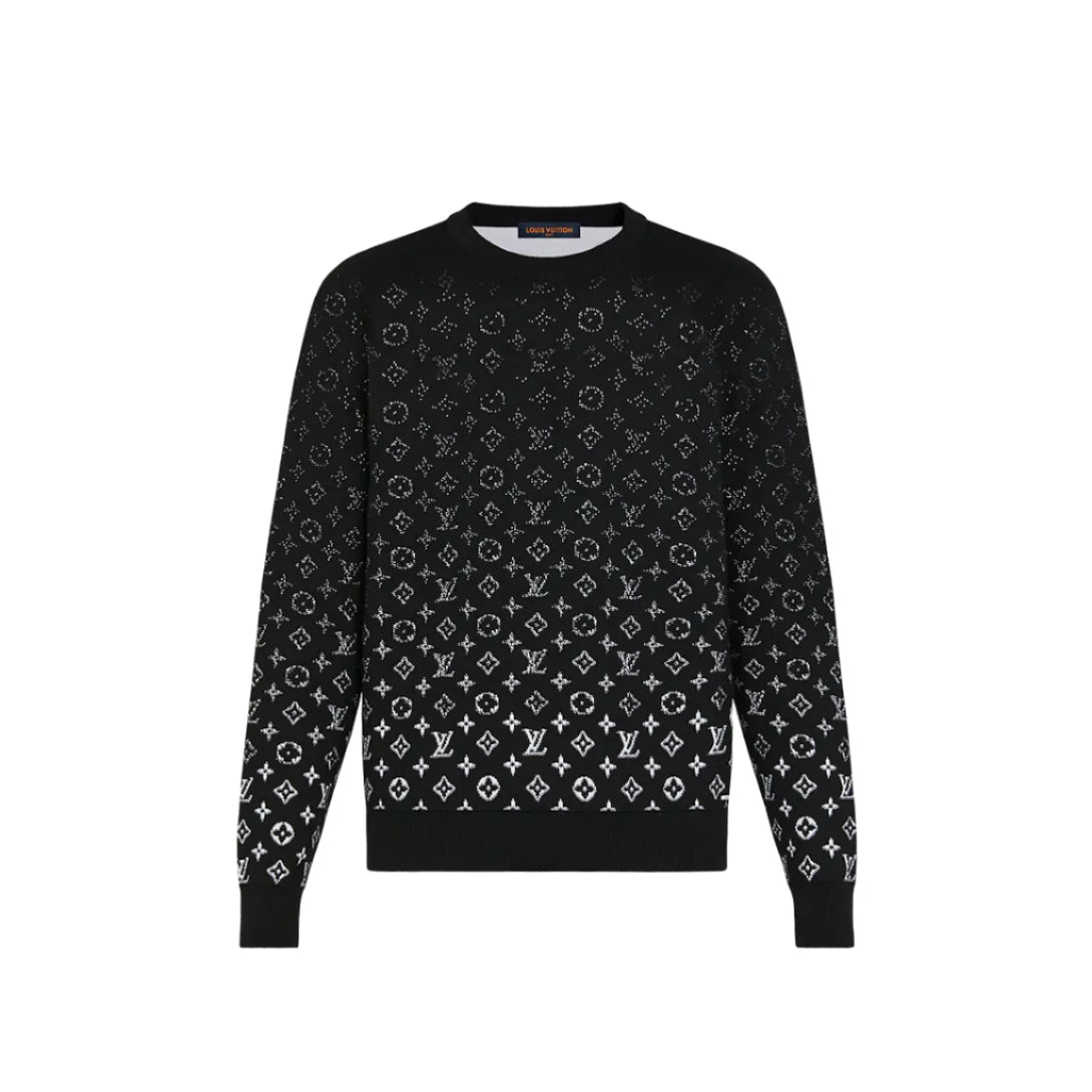 LV SWEATER MONOGRAM DEGRAD CREW NECK