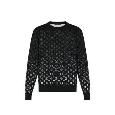 LV SWEATER MONOGRAM DEGRAD CREW NECK