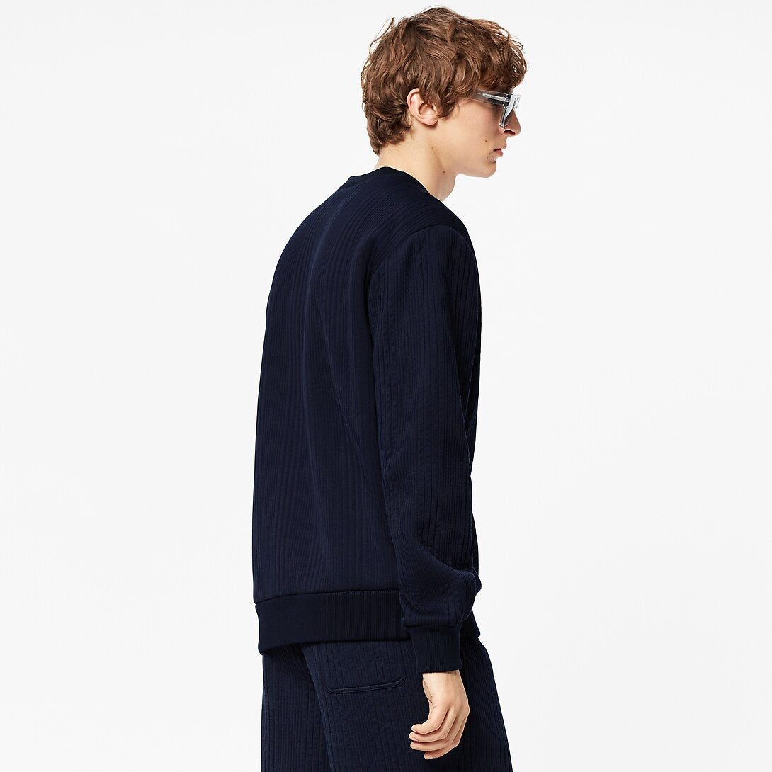 L/V SWEATSHIRT WITH SHOULDER PATCHES