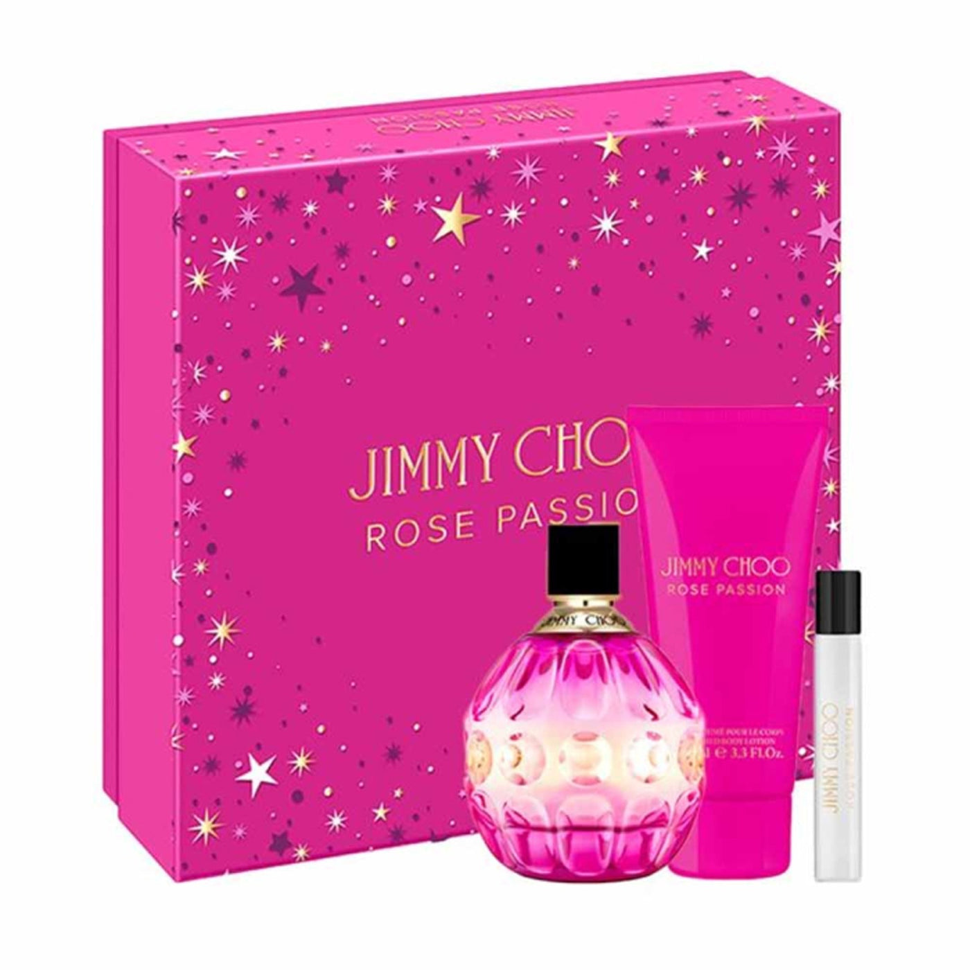 JIMMY CHOO ROSE PASSION WOMEN SET (EDP 100ML+EDP 7.5ML+B/L 100ML)