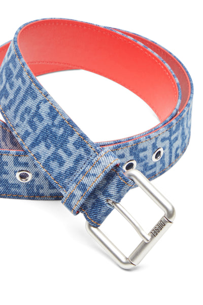 X09146-P2088-H8457 MEN B-MONOGRAM DE BLUE DIESEL BELT