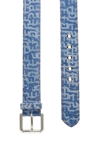 X09146-P2088-H8457 MEN B-MONOGRAM DE BLUE DIESEL BELT