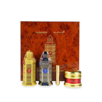 HARAMAIN 50 YEARS OUD COLLECTION GIFT SET SAFFRON