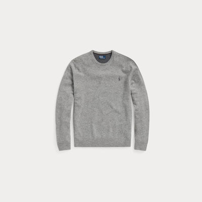 710876714 FGRYH RALPH LAUREN SWEATER MEN GREY