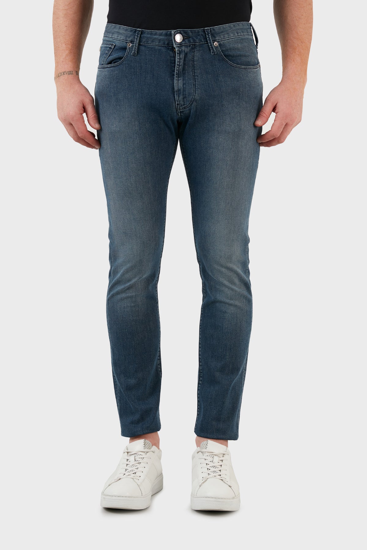 8N1J06 1G19Z 0942 DENIM BLU MD ARMANI 5 POCKETS JEANS