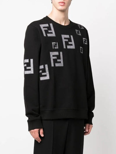 FY0178/AKE2F0QA1 BLACK FENDI MEN SWEATSHIRT