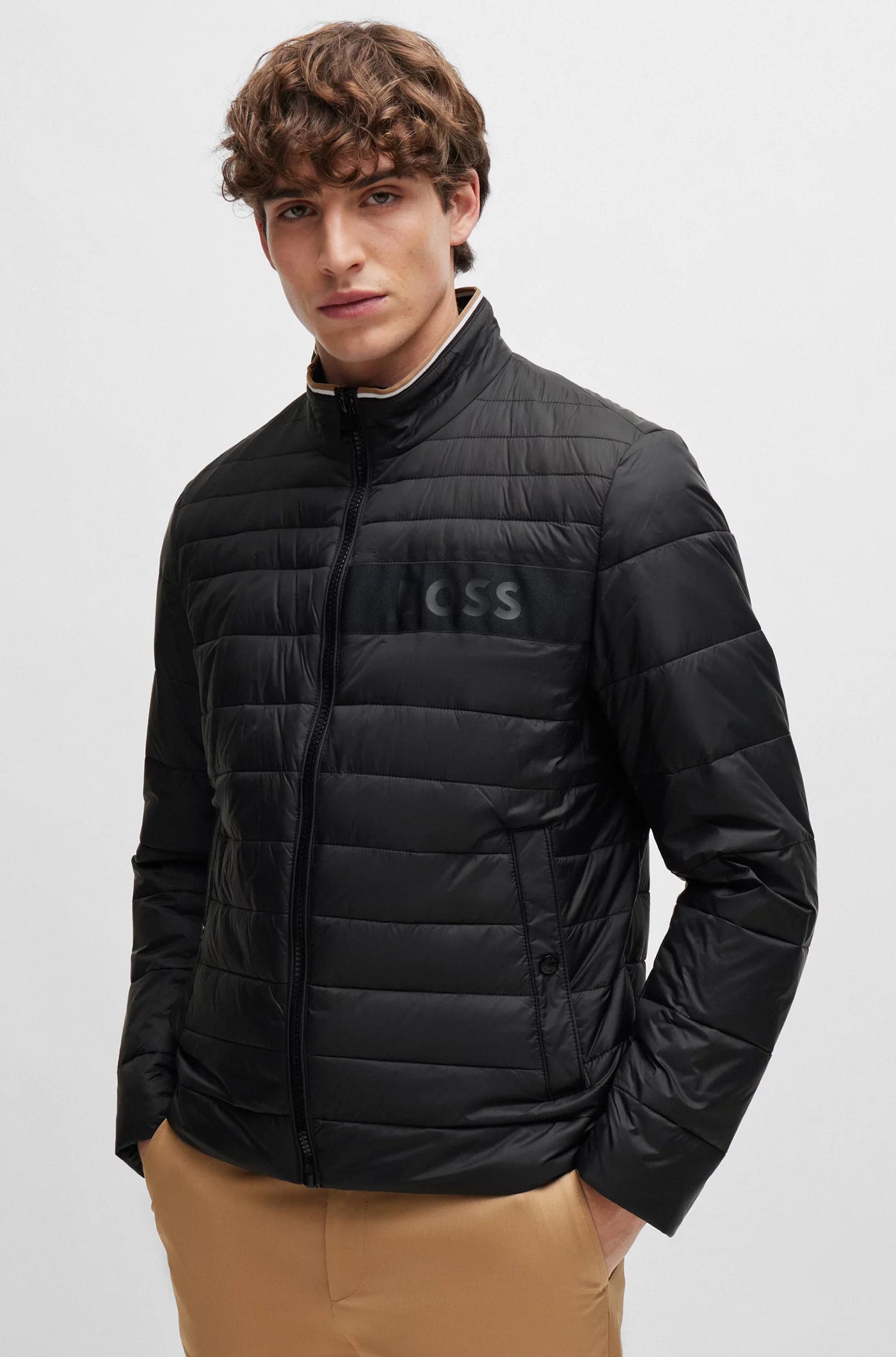 50464308 BLACK-001 BOSS MEN JACKET