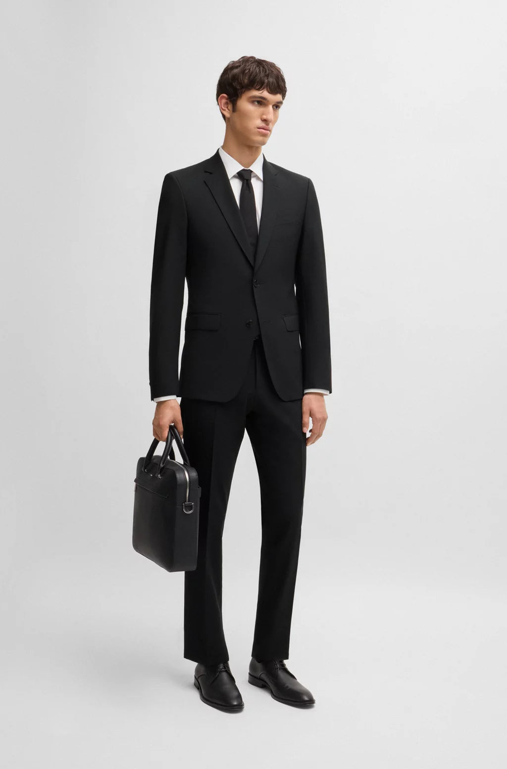 50493667 BLACK-001 BOSS MEN SUIT