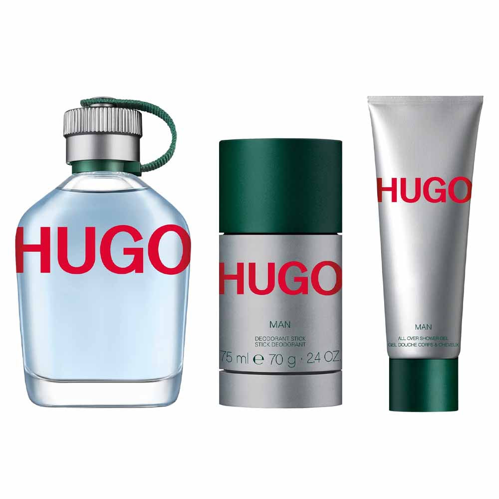 BOSS GREEN MEN SET (EDT 125ML+DEO STICK 70G+S/G 50ML)